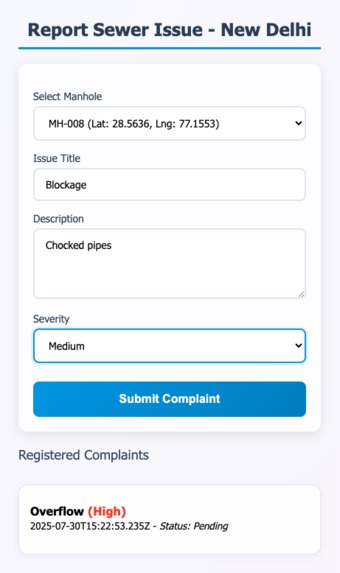 DrainGuard: AI-Powered Drainage Monitoring System  – screenshot 4