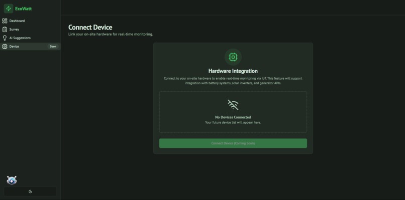 EcoWatts – screenshot 1