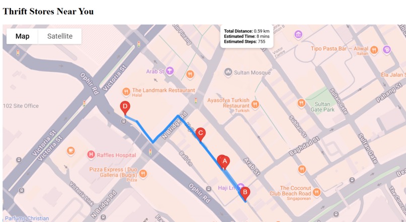 Thrift Trail Singapore – screenshot 2