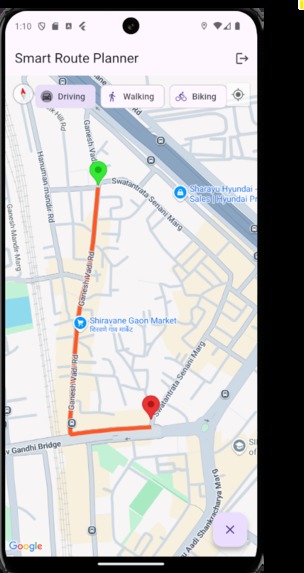 Smart Route Planner – screenshot 2