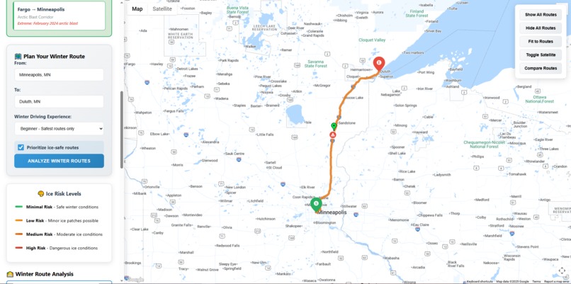 Icy Route – screenshot 4