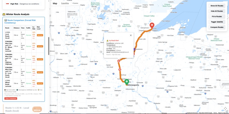 Icy Route – screenshot 3