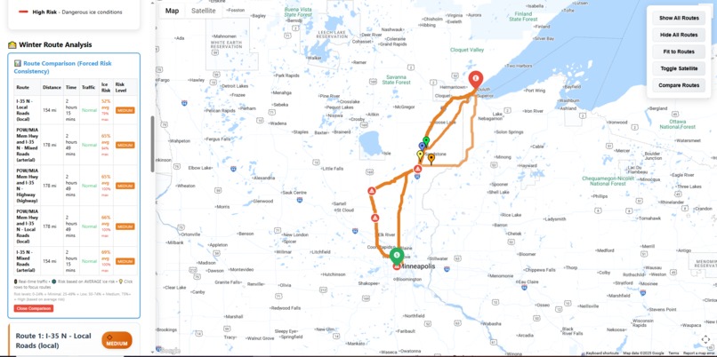 Icy Route – screenshot 2