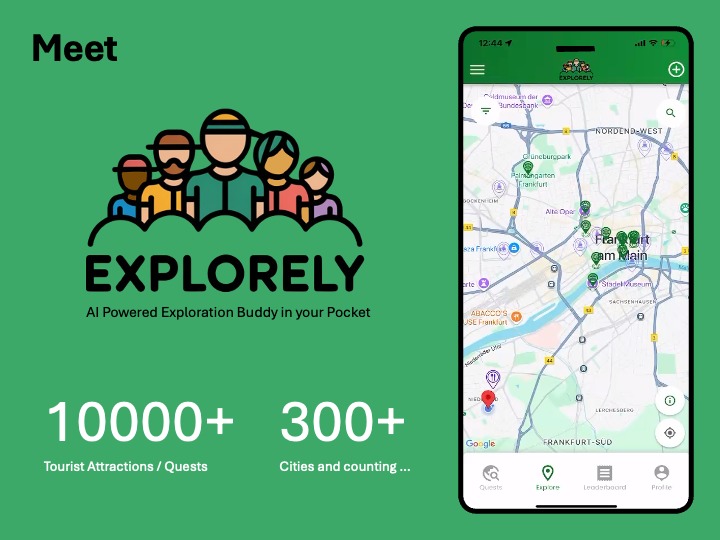 Explorely - Your AI Travel Guide  – screenshot 1