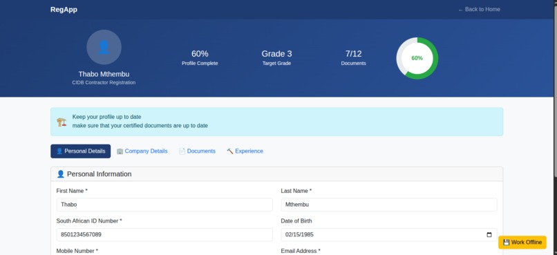 Regipoint – screenshot 1