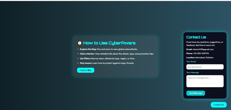 CyberAware Map – screenshot 2