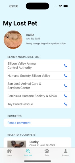 PawsitiveID iOS App – screenshot 5
