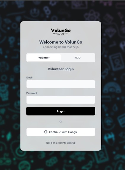 VolunGo – screenshot 2