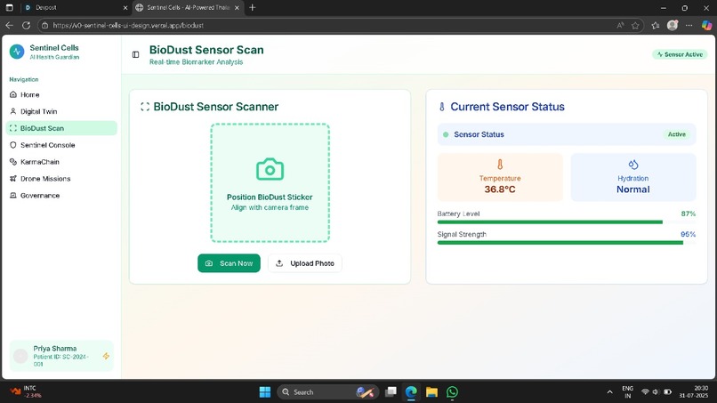"Sentinel Cells": A Self-Evolving AI Network for Thalassemia – screenshot 3