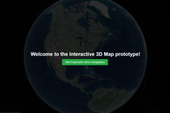 Interactive 3D Map prototype