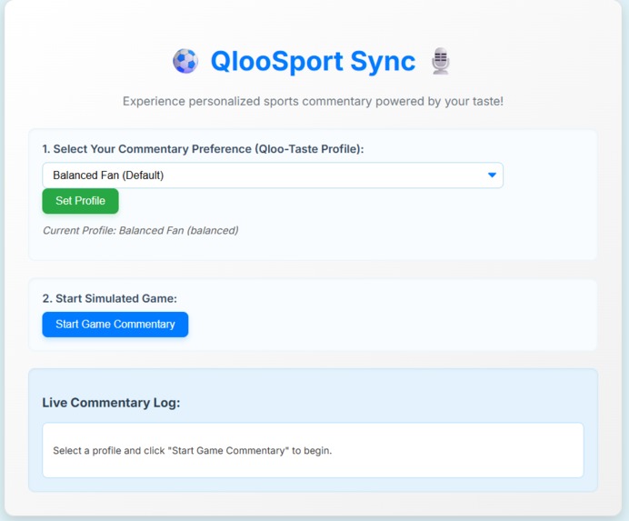QlooSport Sync – screenshot 1