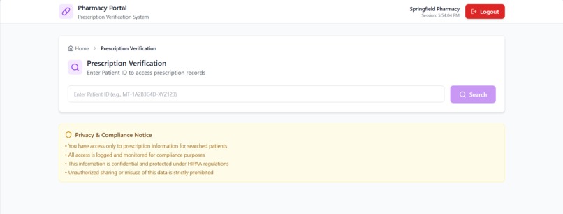MediTouch – screenshot 1