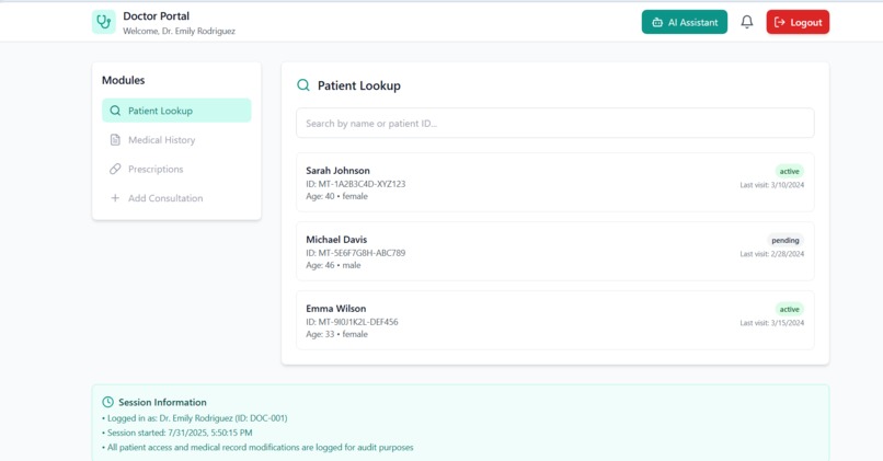MediTouch – screenshot 3