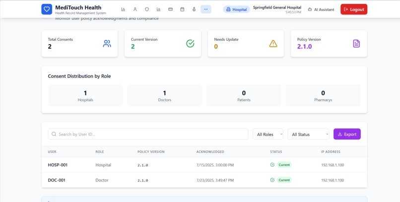 MediTouch – screenshot 9