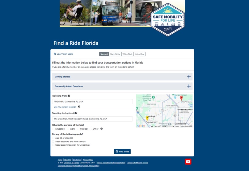 Find a Ride Florida – screenshot 3