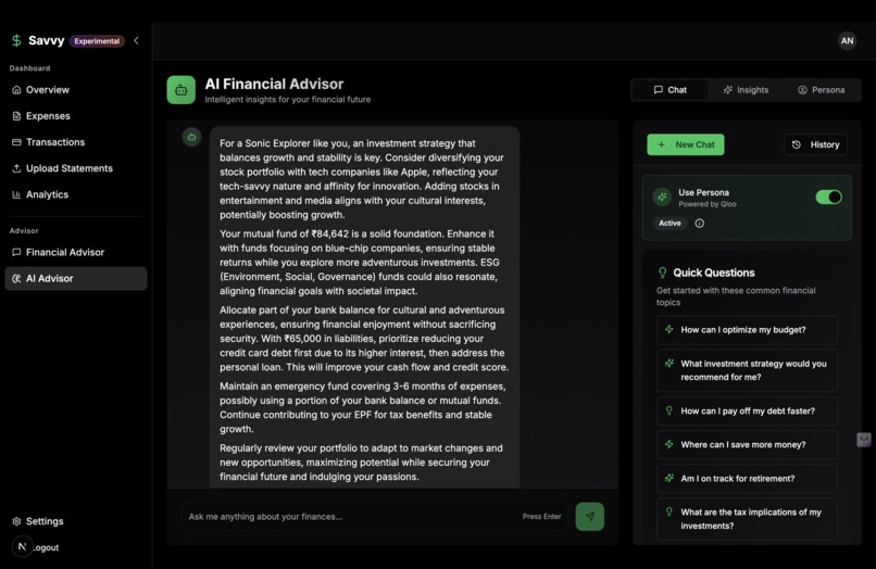 Savvy - Personal Finance Advisor – screenshot 4