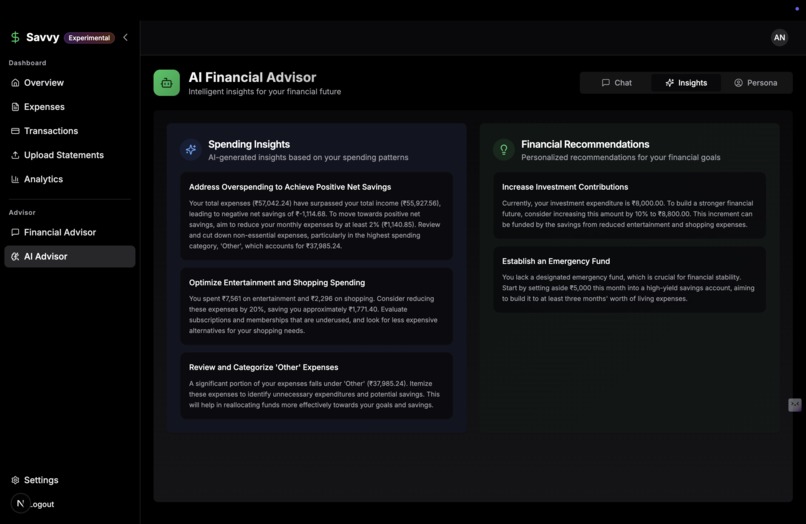 Savvy - Personal Finance Advisor – screenshot 7