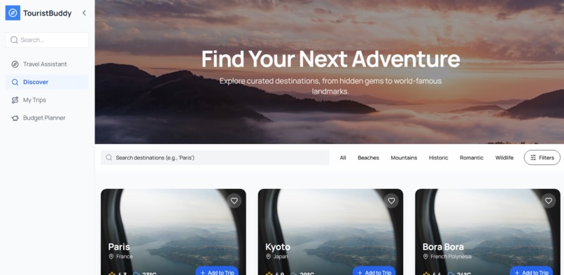 TouristBuddy – Your Smart Travel Companion – screenshot 4