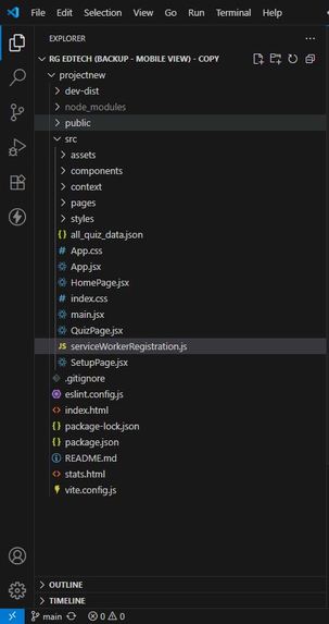 RG Quiz and reinforced learning system  – screenshot 2