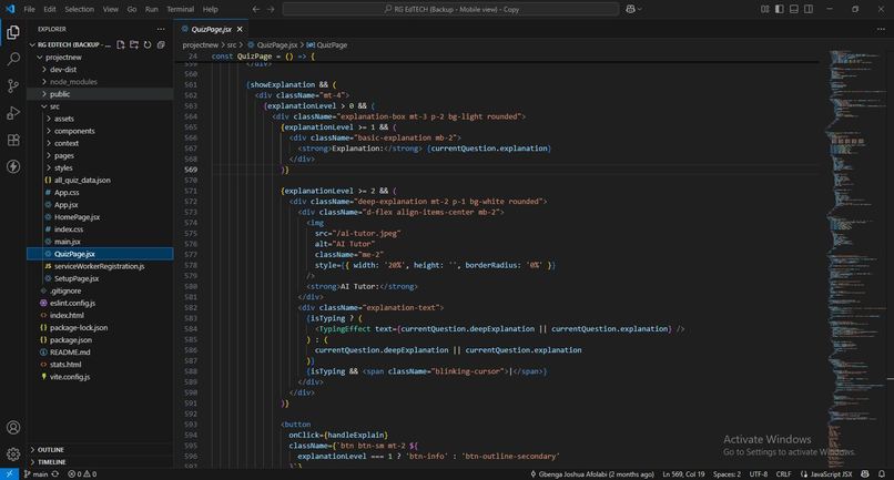 RG Quiz and reinforced learning system  – screenshot 6