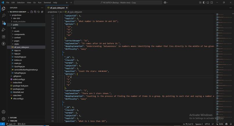 RG Quiz and reinforced learning system  – screenshot 7