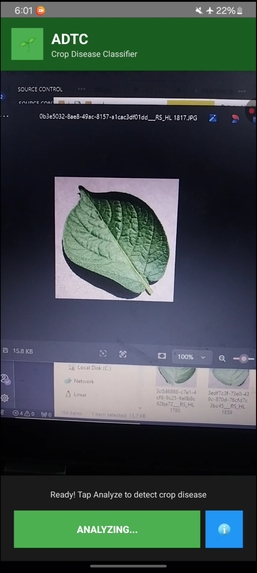 ADTC Offline Crop Disease Classifier – screenshot 1