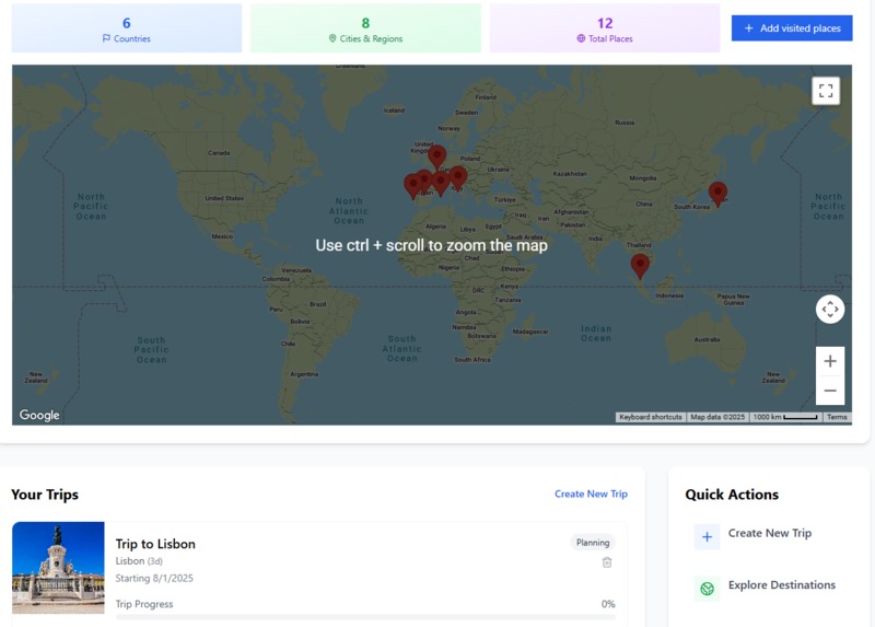 Travie.ai – AI-Powered Travel Planning Platform – screenshot 1