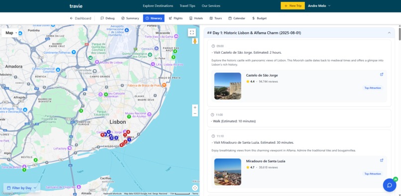 Travie.ai – AI-Powered Travel Planning Platform – screenshot 3
