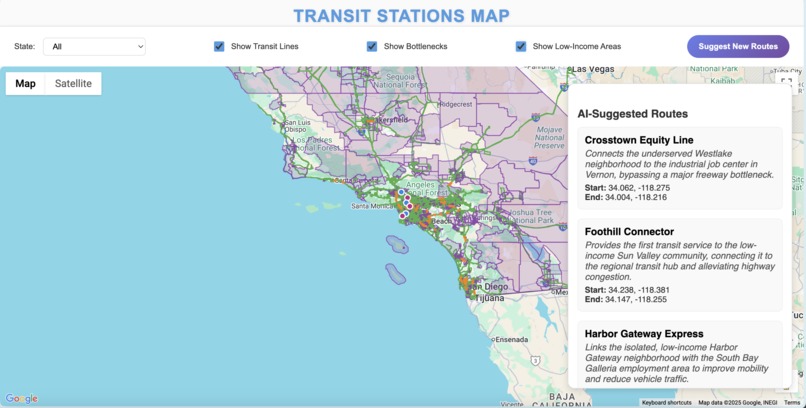 Transit Stations Map – screenshot 2