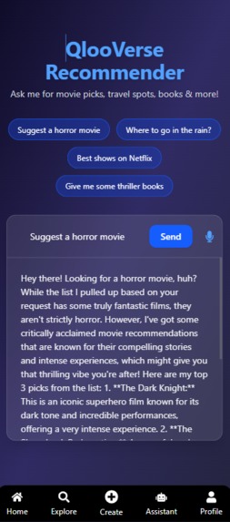 QlooVerse – Your AI-Powered Discovery Social Network – screenshot 5