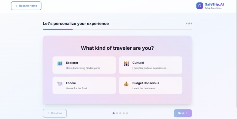 Safetrip AI – screenshot 4