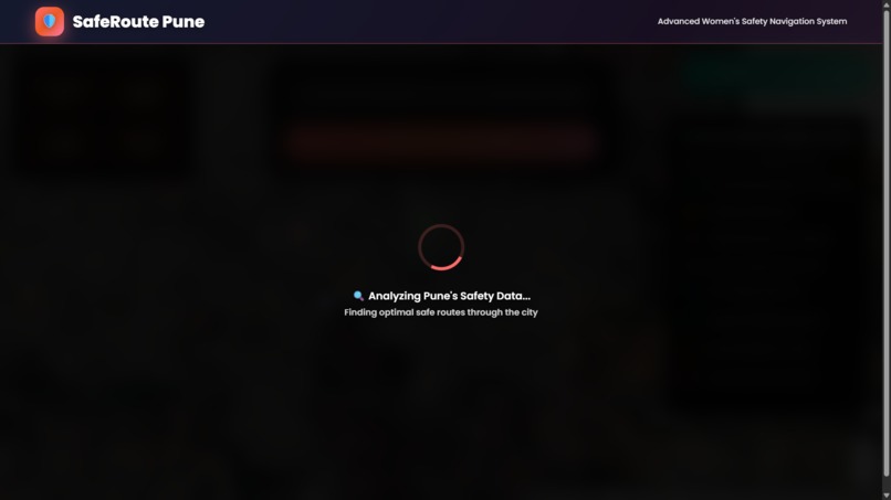 SafeRoute Pune – Women's Safety Route Mapping System – screenshot 4