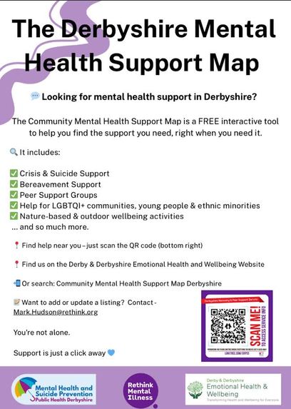 Mental Health Support Map Derbyshire  – screenshot 1