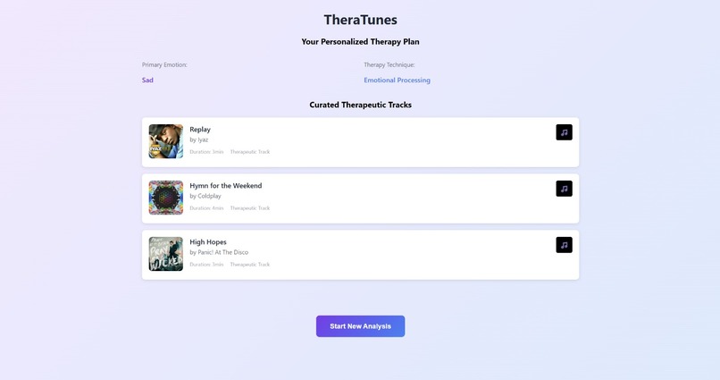 TheraTunes – screenshot 1
