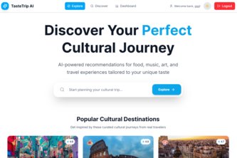 TasteTrip AI