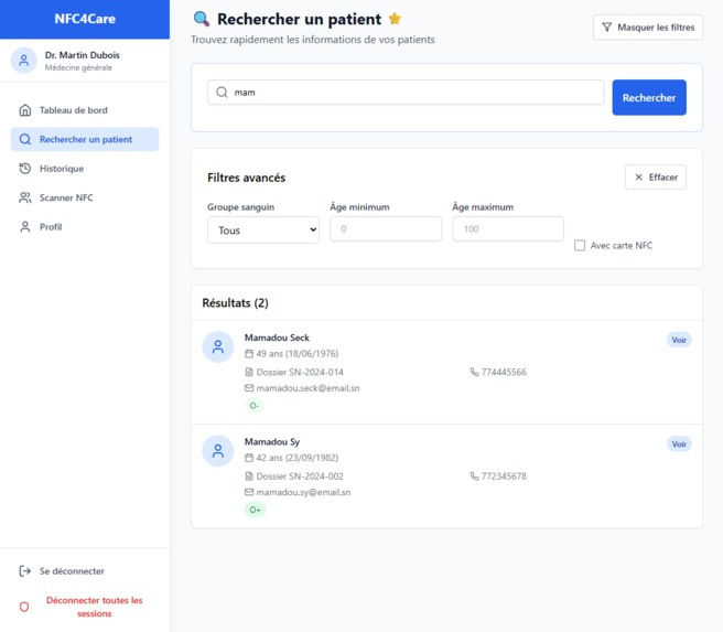NFC4CARE – screenshot 7