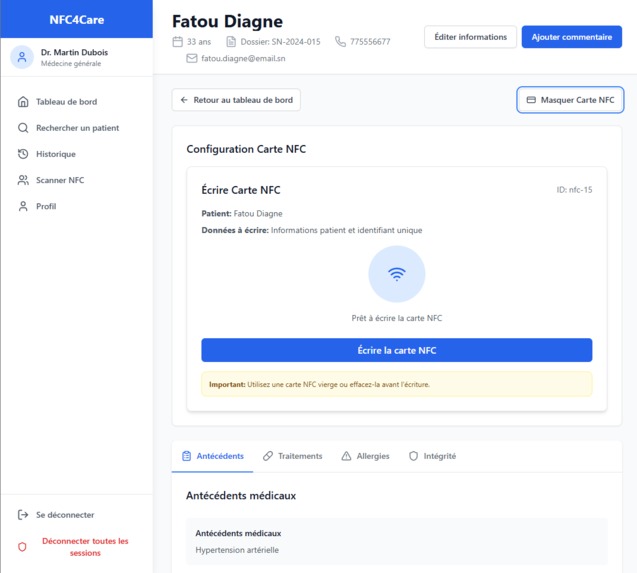 NFC4CARE – screenshot 8