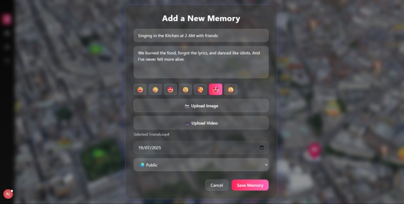 DearMap – screenshot 2