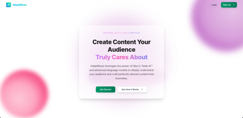 AdaptMuse – screenshot 2