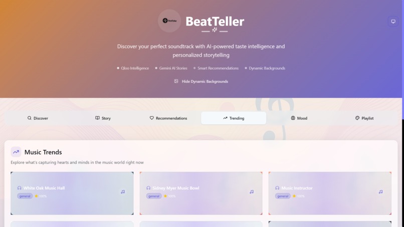 BeatTeller - AI-Powered Musical Storytelling Platform – screenshot 2
