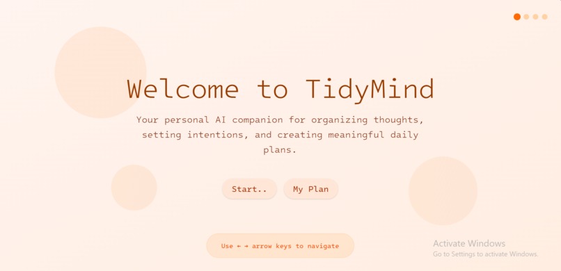 TidyMind – screenshot 1