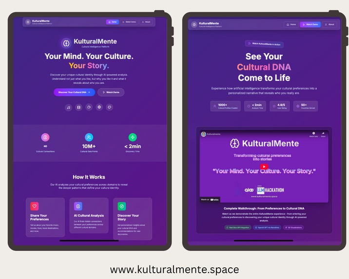 KulturalMente – screenshot 1