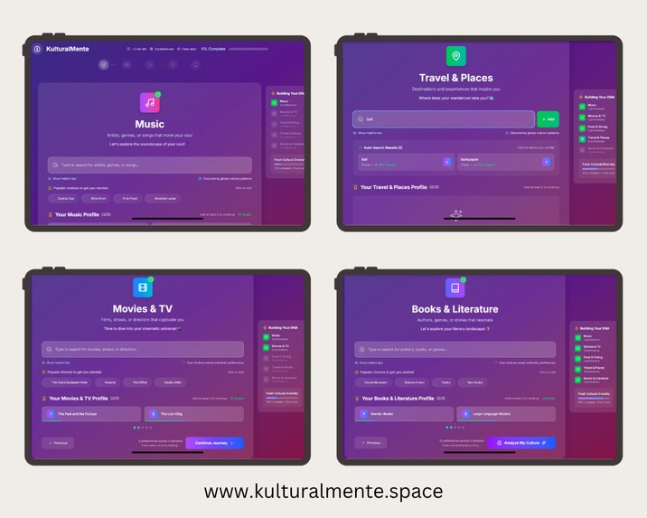 KulturalMente – screenshot 2