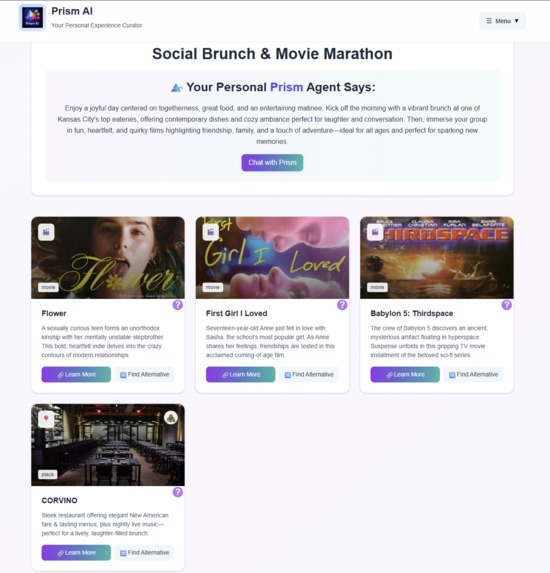 Prism AI - Your Personal Experience Curator – screenshot 9
