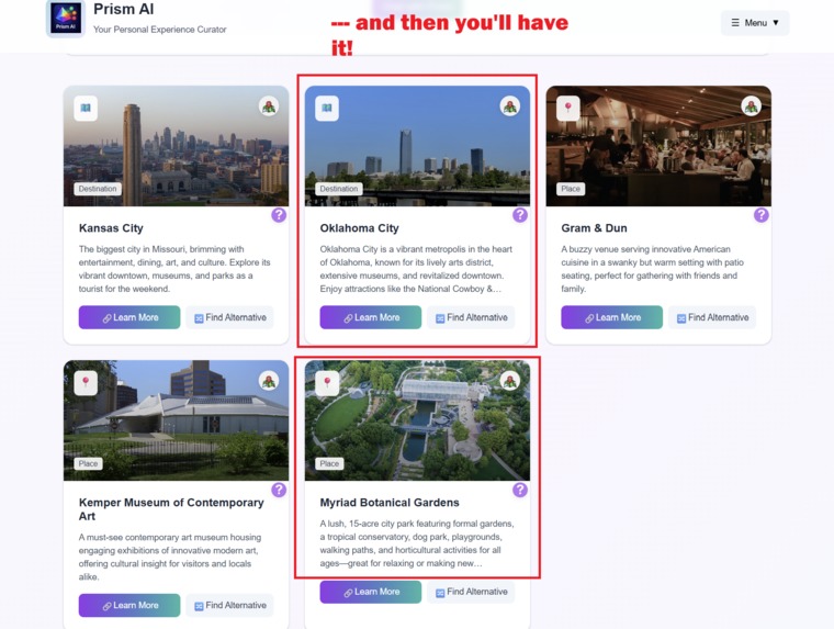 Prism AI - Your Personal Experience Curator – screenshot 7