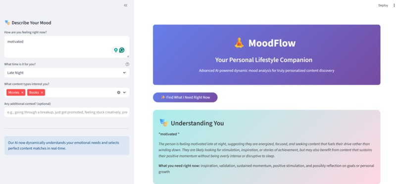 MoodFlow – screenshot 3