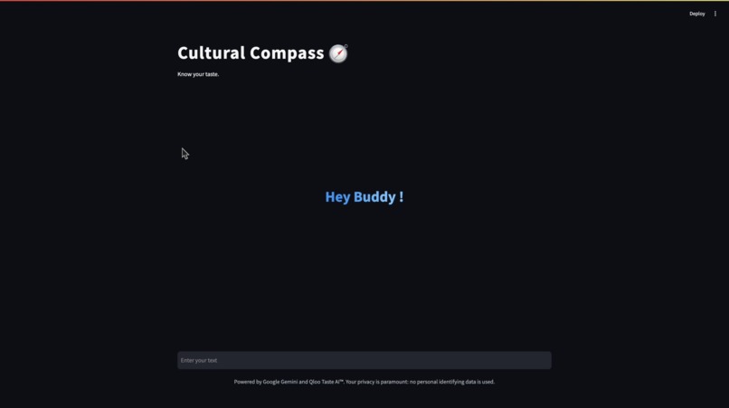 Cultural Compass: AI Taste Navigator – screenshot 1