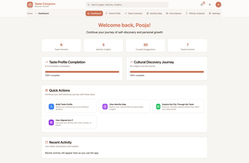 Taste Compass – screenshot 4