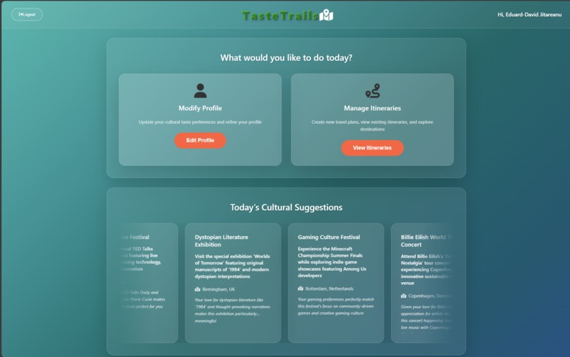 TasteTrails – screenshot 2