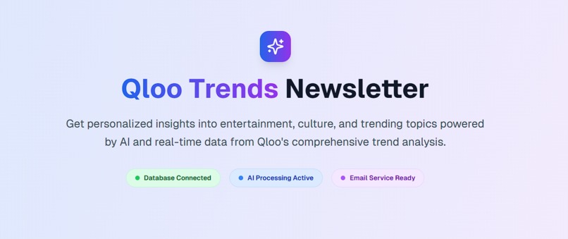 EduForge - QLOO Trends Newsletter – screenshot 1